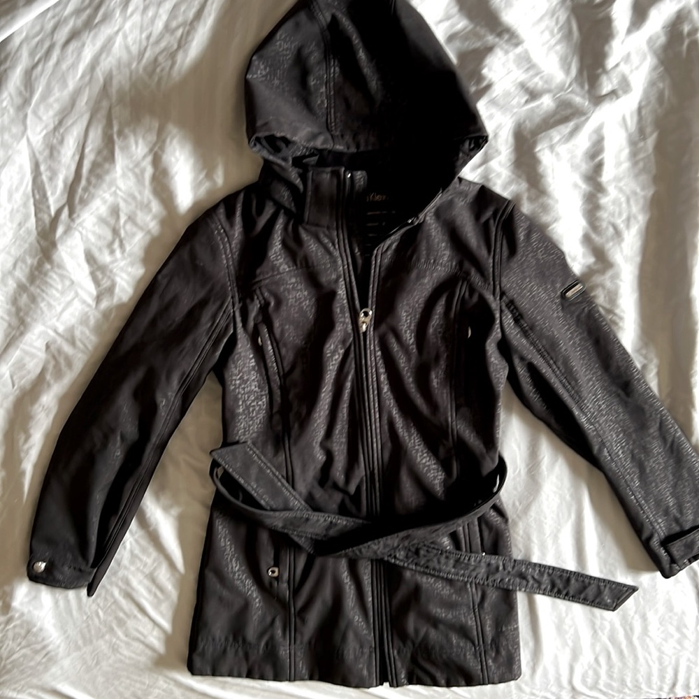 Calvin Klein Peacoat Style Rain Jacket